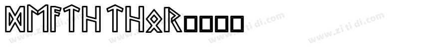 Death Thor字体转换
